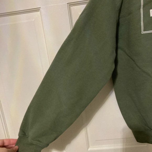 Gildan Forest Green Graphic Sweatshirt - Picture 2 of 5